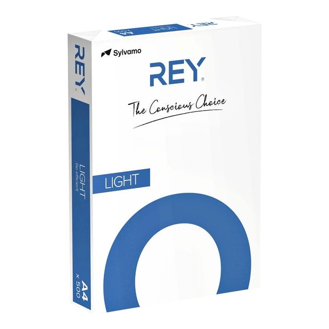 Rey - Kopieerpapier Light A4 75gr wit 500vel | 5 stuks