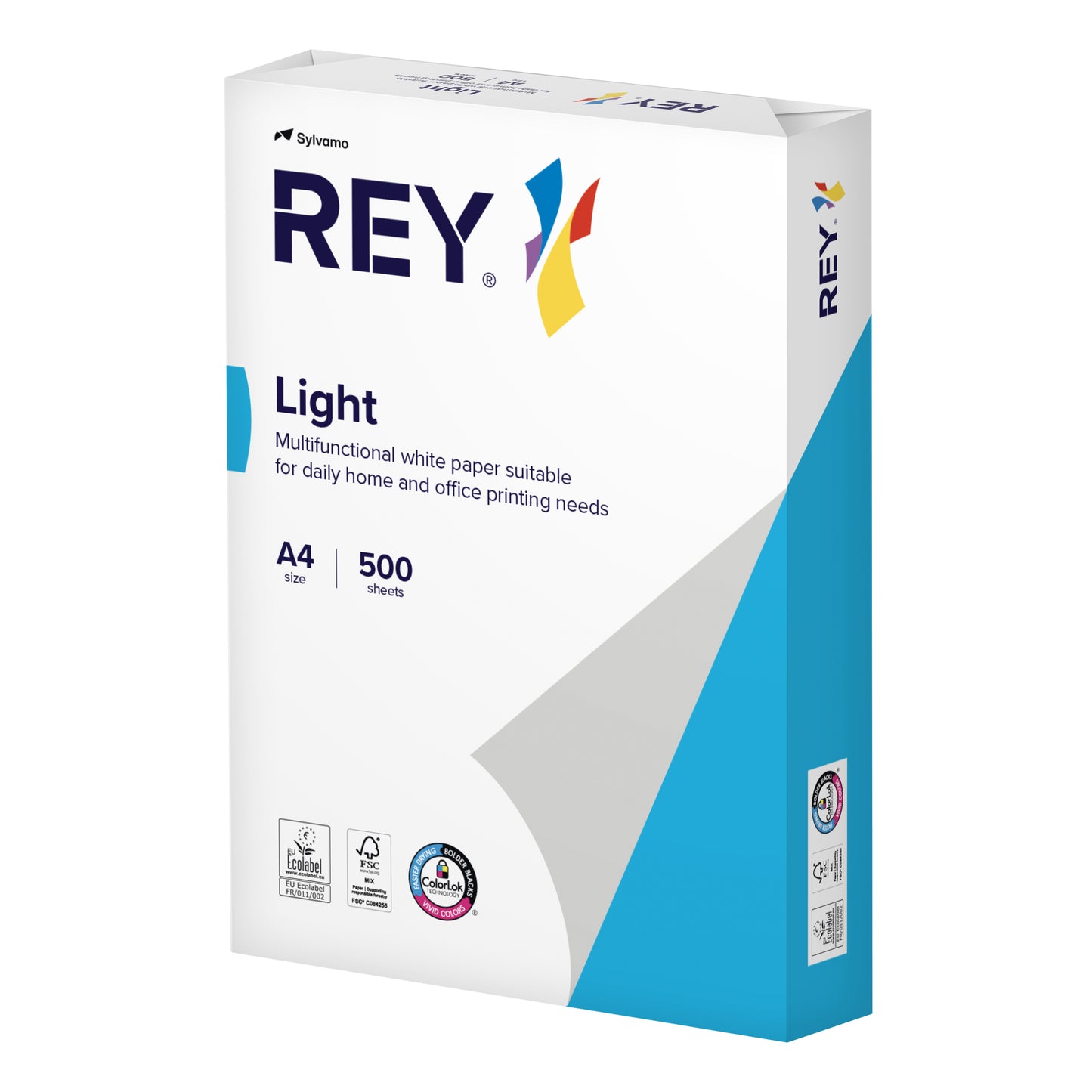 Rey - Copy paper Light A4 75gr white 500 sheets | 5 pieces