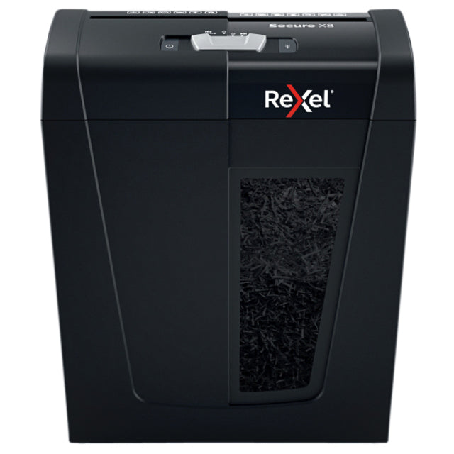 Rexel -  Secure X8 papiervernietiger Kruisversnippering 68 dB Zwart