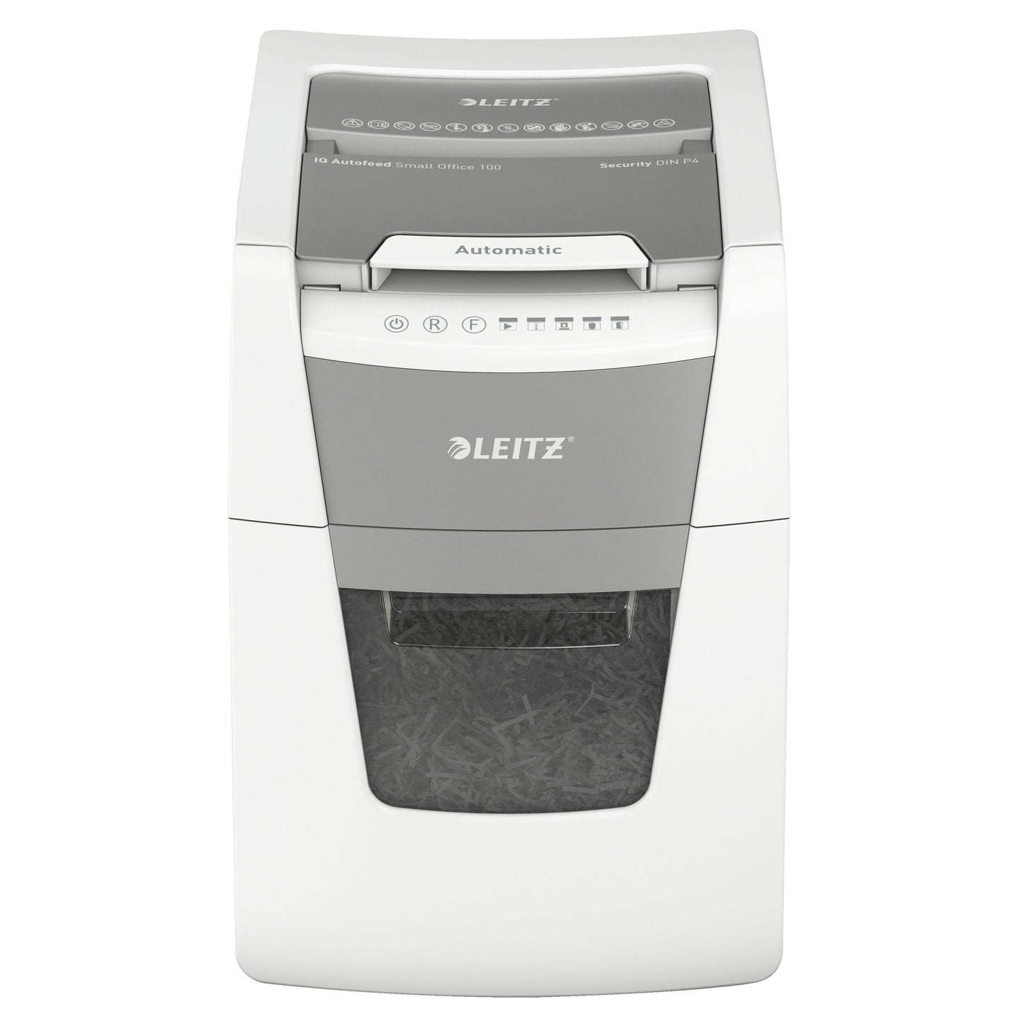 Leitz - Distruggidocumenti IQ Auto+ Small 100 chip P4 4x28mm