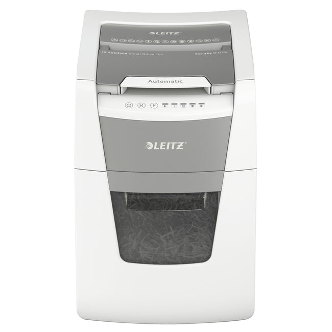 Leitz - Trituradora de papel IQ Auto+ Small 100 chips P4 4x28mm