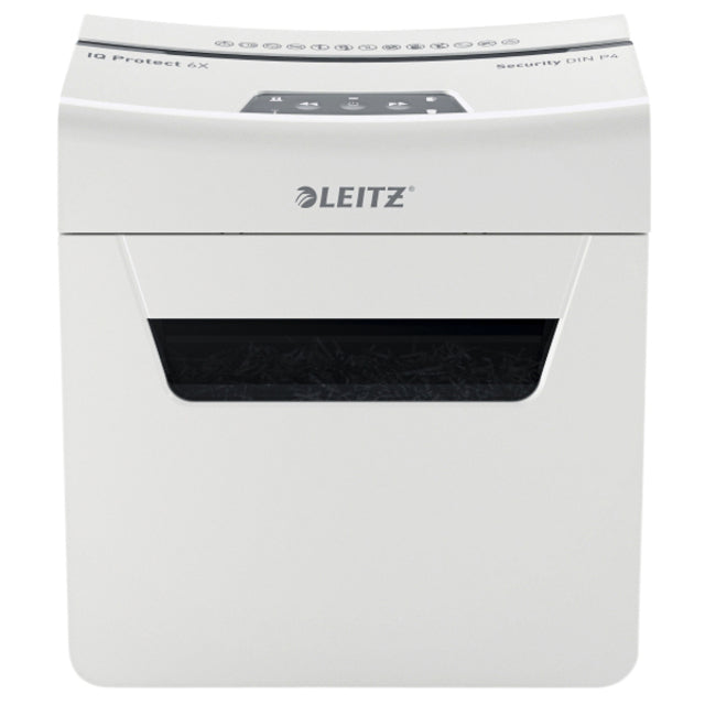Leitz - Trituradora de papel IQ Protect 6X P4 tritura