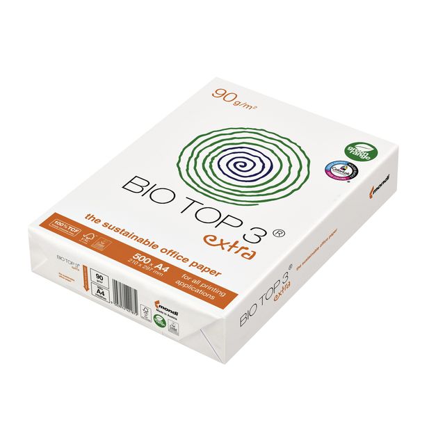 Biotop -  Kopieerpapier  3 a4 90gr naturel | 5 stuks