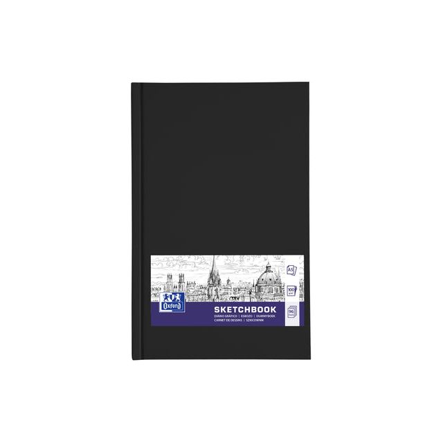 Oxford - Dummoboek Oxford A5 96 Feuille noire | 1 pièce | 5 pièces