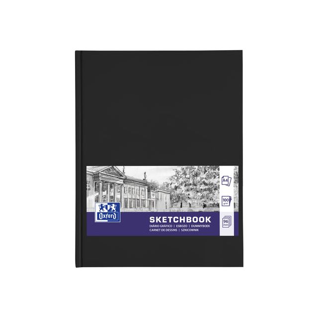 Oxford - Dummyboek Oxford A4 96 feuille noire | 1 pièce