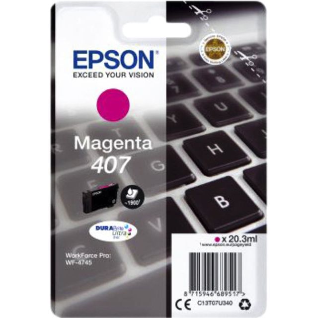 EPSON - Cartridge encre EPSON 407 T07U340 Rouge