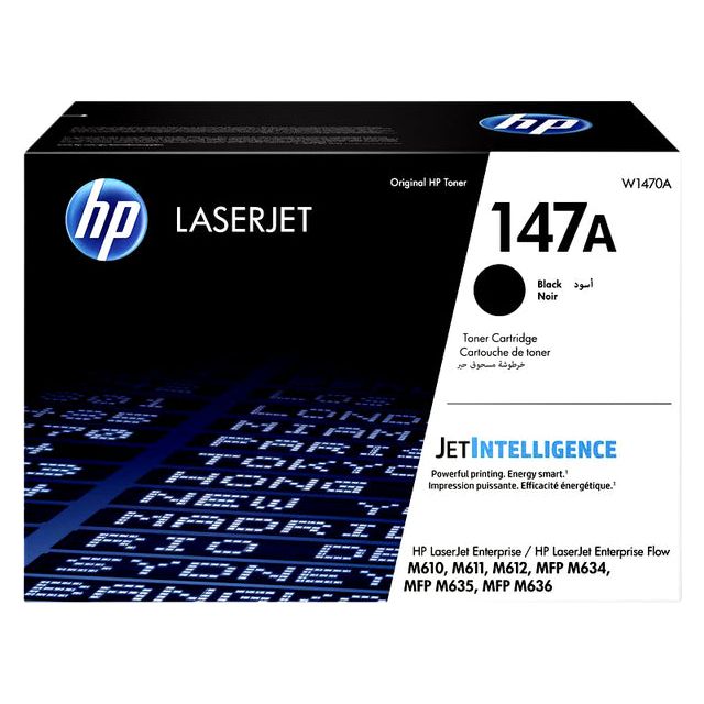 HP - toner 147A, 10.500 pagina's, OEM W1470A, zwart