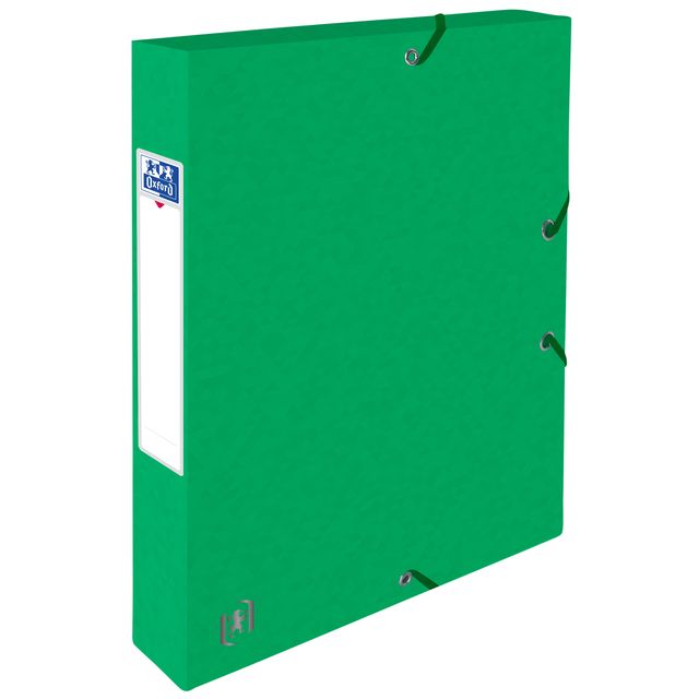 Oxford - Elastobox Top File+ A4 40mm green | 9 pieces