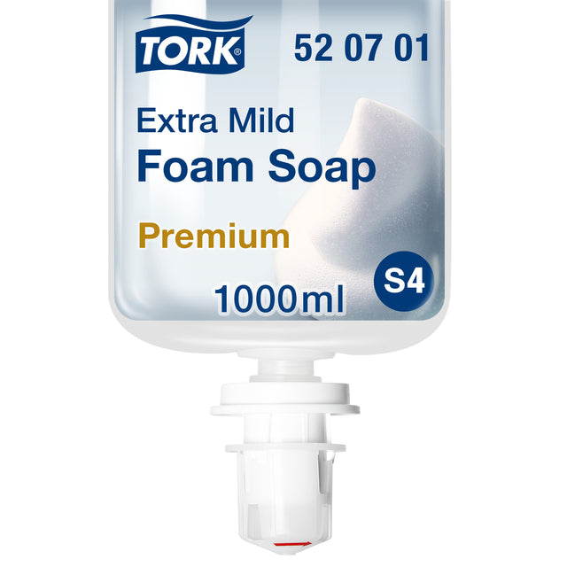 Tork - Soap à main S4 1000 ml 1000 ml 520701 | 6 morceaux