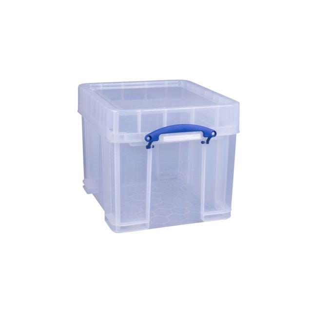 Really Useful Box - Aufbewahrungsbox 35 Liter 480x390x345mm transparent weiß