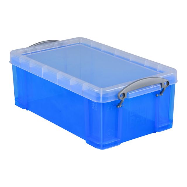 Reaxly utile - Boîte de rangement RU 5LTR 340X200X125MM Persp Blue | Rétrécir un 1 morceau