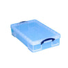 Realmente Útil - Caja de almacenamiento 33 litros 710x440x165mm blanco transparente