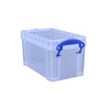 Really Useful Box - Aufbewahrungsbox 2,1 Liter 240x130x125mm transparent weiß
