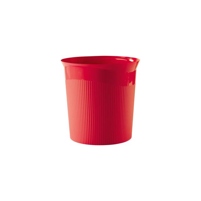 Han - Paper bin han re -loop 13L Round Red | 1 pièce | 6 morceaux