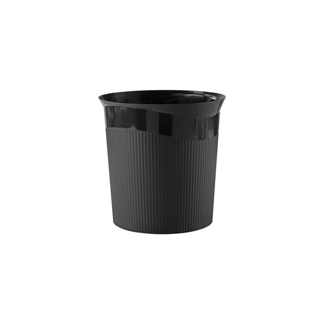 Han - Paper bin han re -loop 13l Round Black | 1 pièce | 6 morceaux