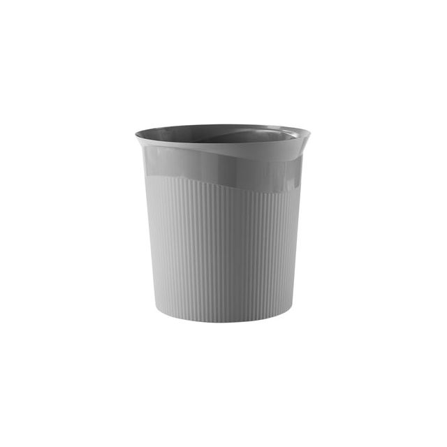 Han - Paper bin han re -loop 13l gris rond | 1 pièce | 6 morceaux