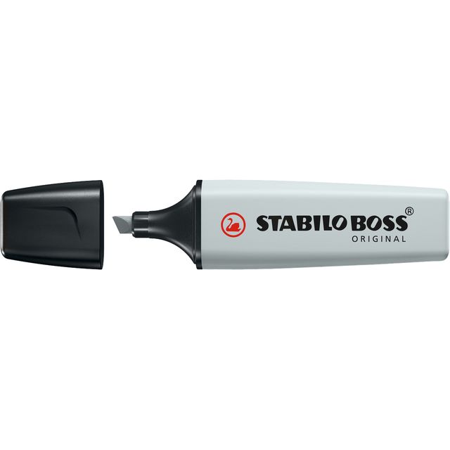 STABILO - Evidenziatore BOSS Original 70/194 pastello misty grey | 10 pezzi
