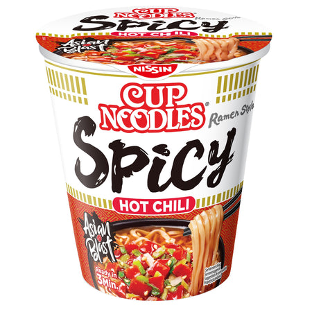 Nissin -  Noodles  hot chili spicy cup | 8 stuks