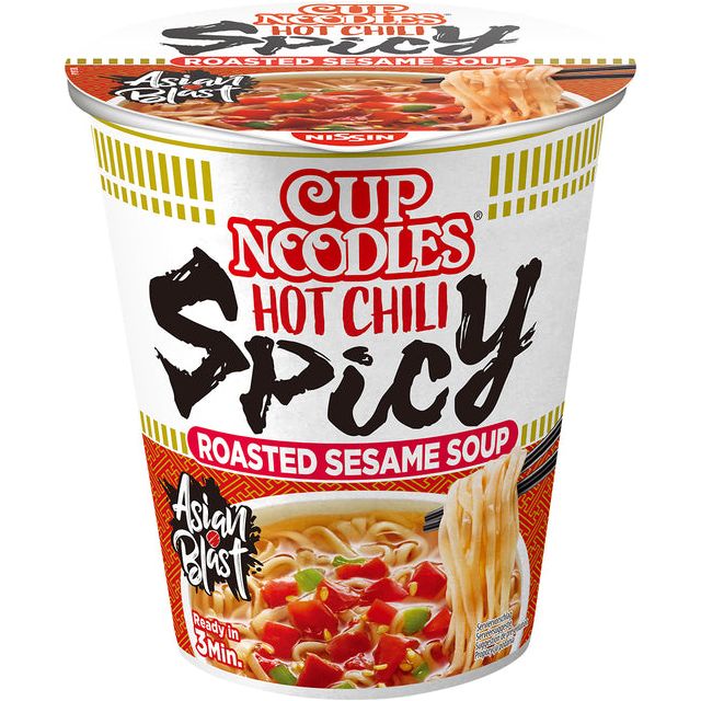 Nissin - Nudeln Nissin heißer Chili Spicy Cup | 8 Stücke