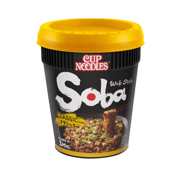 Nissin - Noodles Soba tazza classica | 8 pezzi