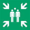 Quantore - Icono signo Djois Punto de encuentro 300x300mm verde