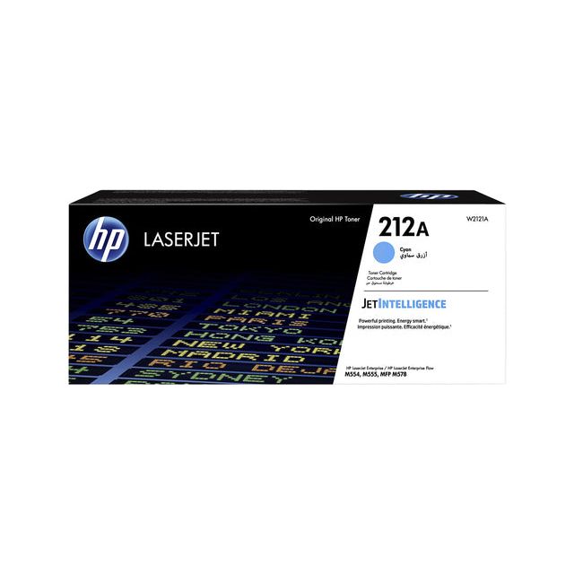 HP - toner 212A, 4.500 pagina's, OEM W2121A, cyaan