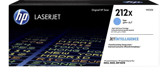 HP -  212X originele high-capacity cyaan LaserJet tonercartridge