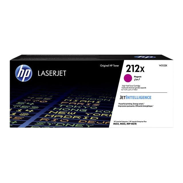 HP - toner 212X, 10.000 pagina's, OEM W2123X, magenta