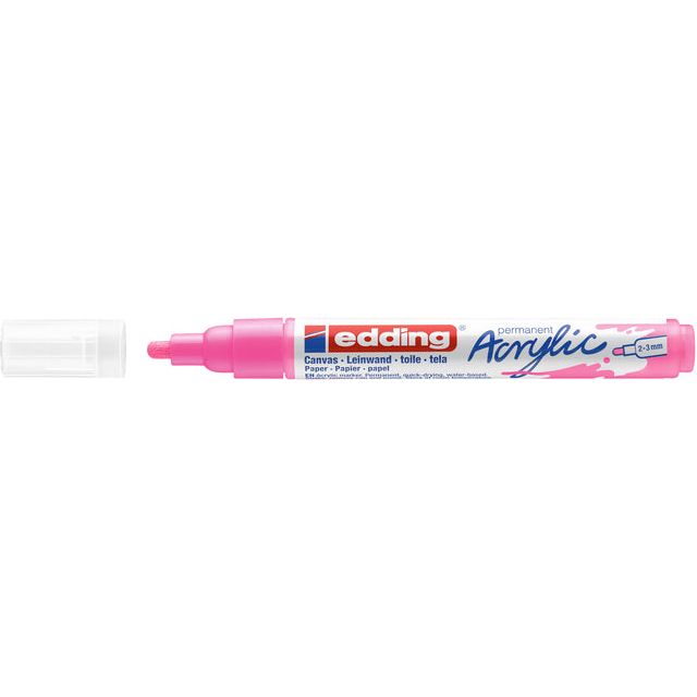 Edding - Acrylmarker EDDing E -5100 m Neon Pink | 1 Stück