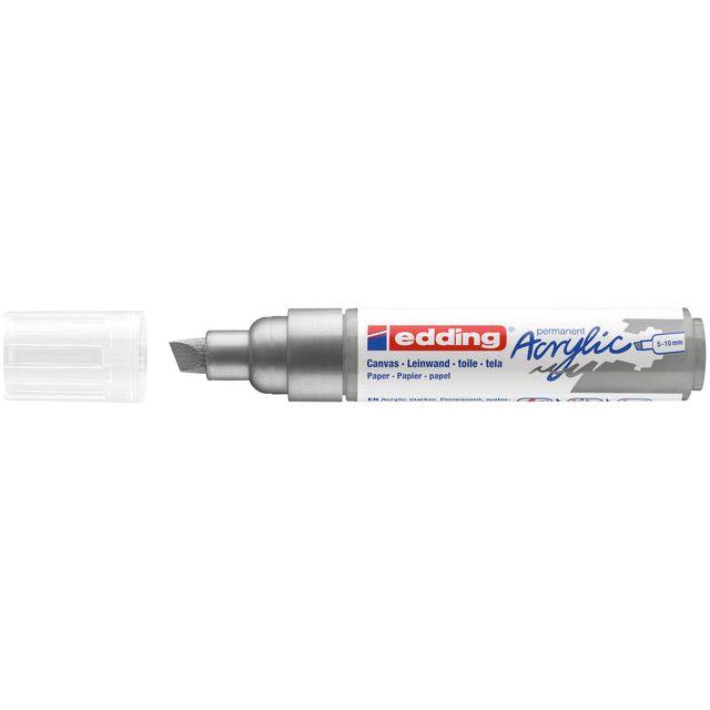 Edding - Acrylmarker EDDing E -5000 breit Silber | 1 Stück