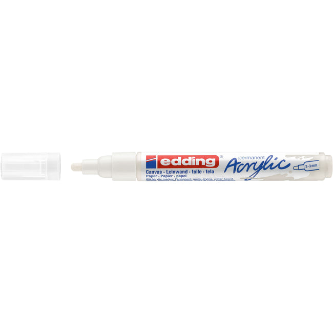 Edding - Acrylic marker e-5100 medium traffic white