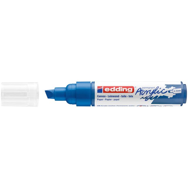 Edding - Acrylmarker EDDing E -5000 Rassengentian Blue | 1 Stück