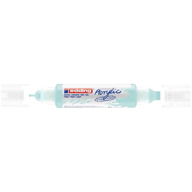 Edding - Acrylmarker EDDing E -5400 3D Doppel Liner Pastellbl | 1 Stück