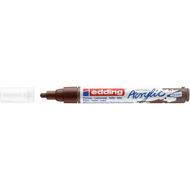 Edding - Acrylmarker EDDing E -5100 m Schokoladen -Brown | 1 Stück