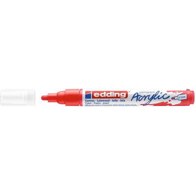 Edding - Acrylmarker EDDing E -5100 m Verkehr rot | 1 Stück