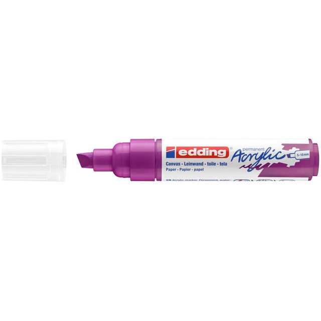 Edding - Acrylmarker EDDing E -5000 Wide Berry Red | 1 Stück