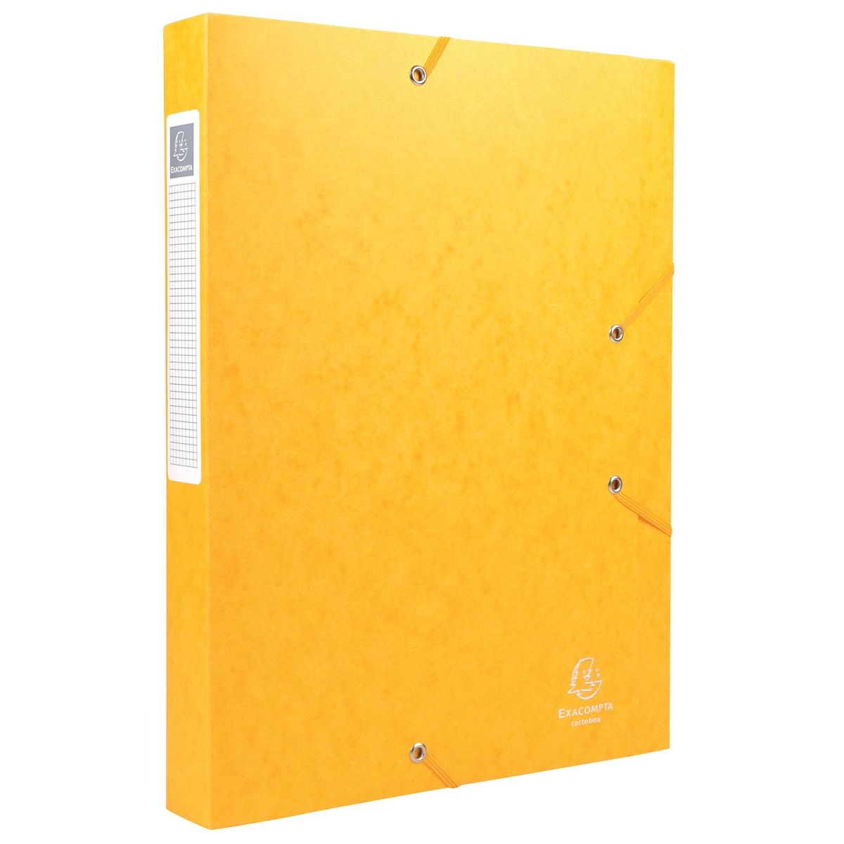Exacompta - Elastobox Cartobox dorso di 4 cm, giallo, qualità 7/10
