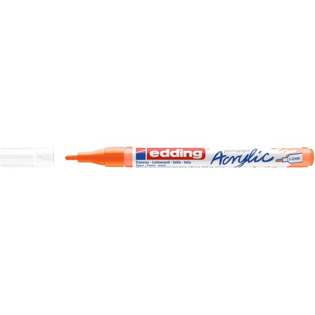 Edding - Acrylmarker EDDing E -5300 f Neon Oranje | 1 Stück