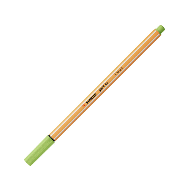 Stabilo - Fineliner pointe 88/34 pistache fine | 10 pièces