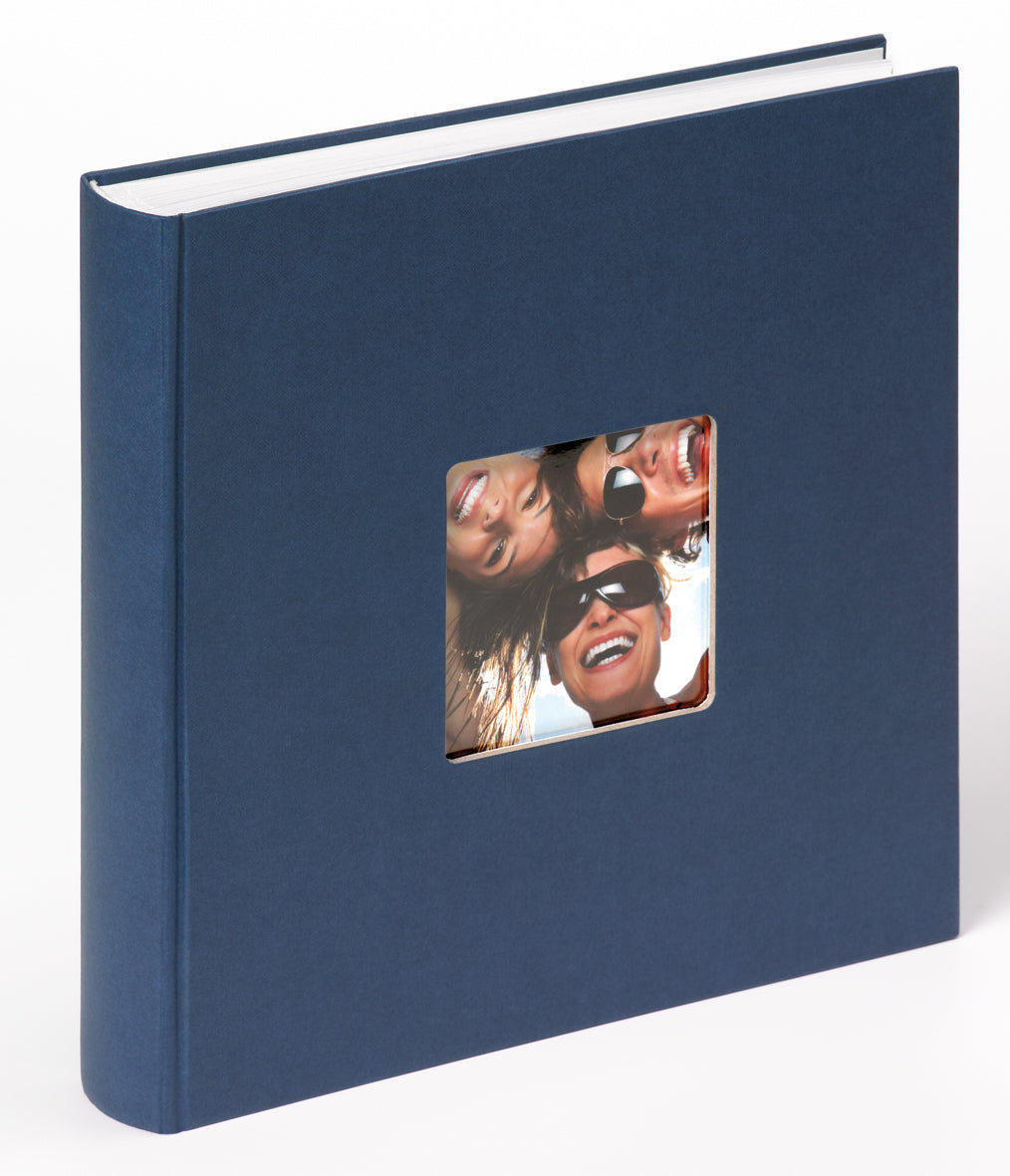 Walther design -  Fotoalbum design fun 30x30cm 50vel blauw