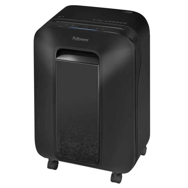 Fellowes - Distruggidocumenti lx200 4x12mm nero