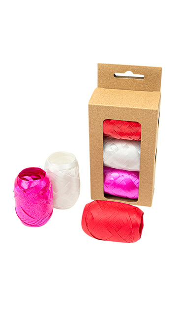 Groupe de design - Ruban 3 Pack rouge / blanc / rose | Boîte extérieure A 6 boîtes x 3 pièces