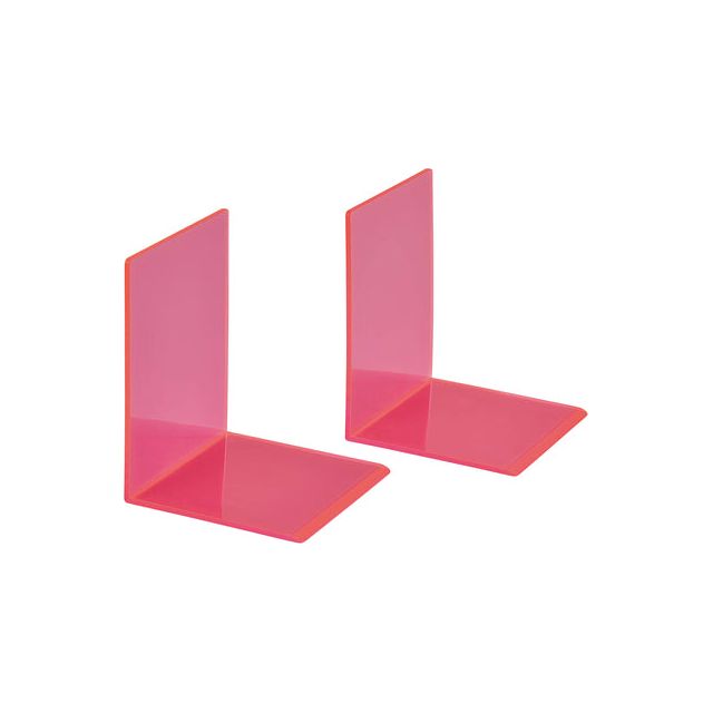 MAUL - Boekensteun 10x10x13cm acryl neon rood | 10 stuks