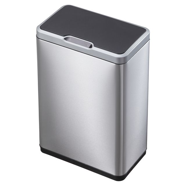 Eko - Papelera Mirage con sensor 20+20 litros acero inoxidable mate