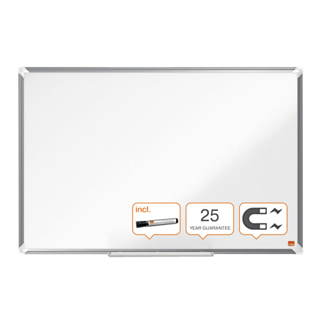 Nobo - plus Whiteboard, Emaille, Magnetisch, 60 x 90 cm