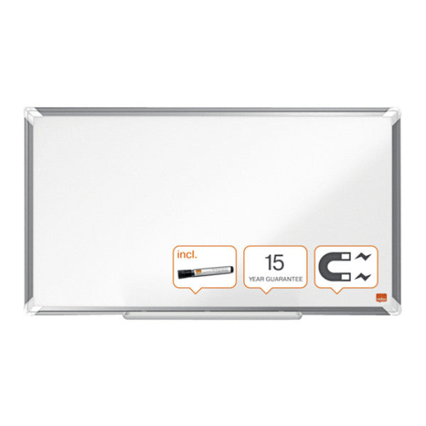 Nobo -  Whiteboard Plus Widescreen 40x71cm staal