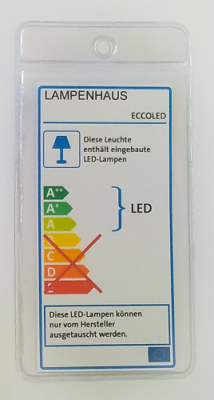 Klika - Möbelkartenabdeckung für Karte 55x100mm 100