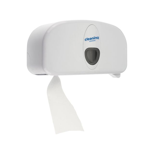 Cleaninq - Dispenser Duo Toiletpapier wit