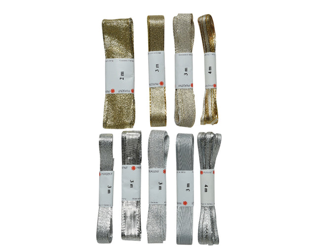 Season - Ribbon polyester 9 pieces assorted