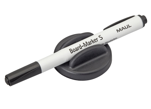 Maul -  Whiteboardwisser  met stift zwart magnetisch